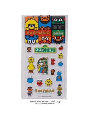BAPE x Baby Milo x Sesame Street Puff Sticker Set
